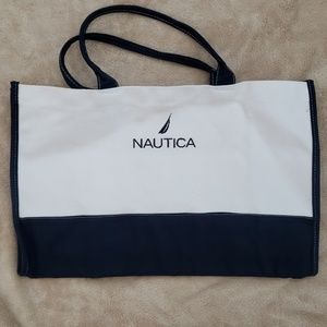 NEW Nautica Canvas Beach Tote